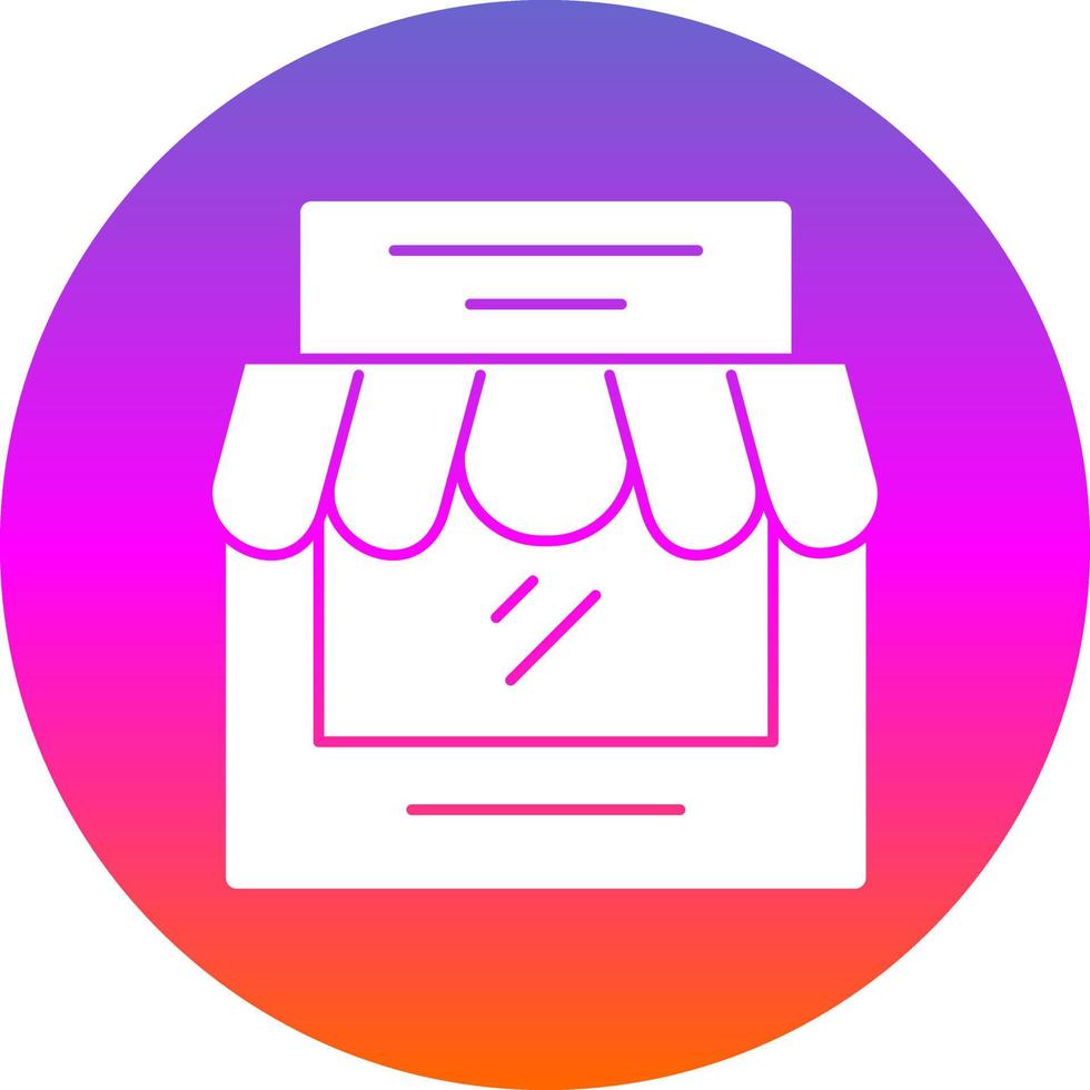 diseño de icono de vector de tienda