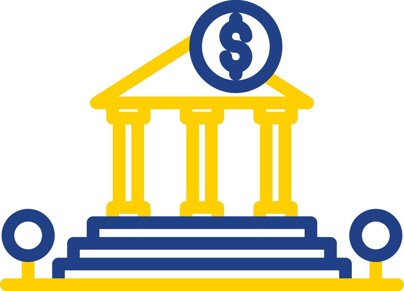 diseño de icono de vector de banco