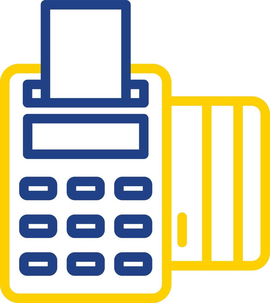 Pos Terminal Vector Icon Design