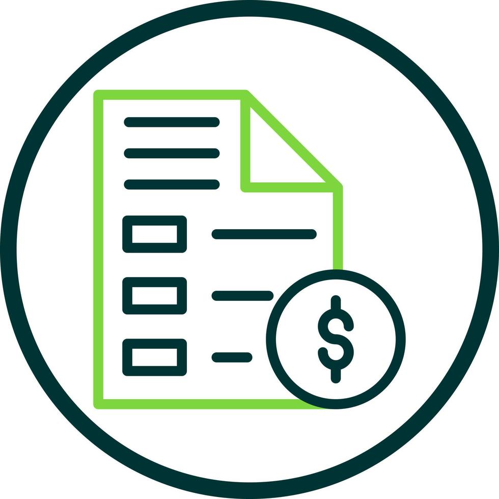 Invoice Vector Icon Design