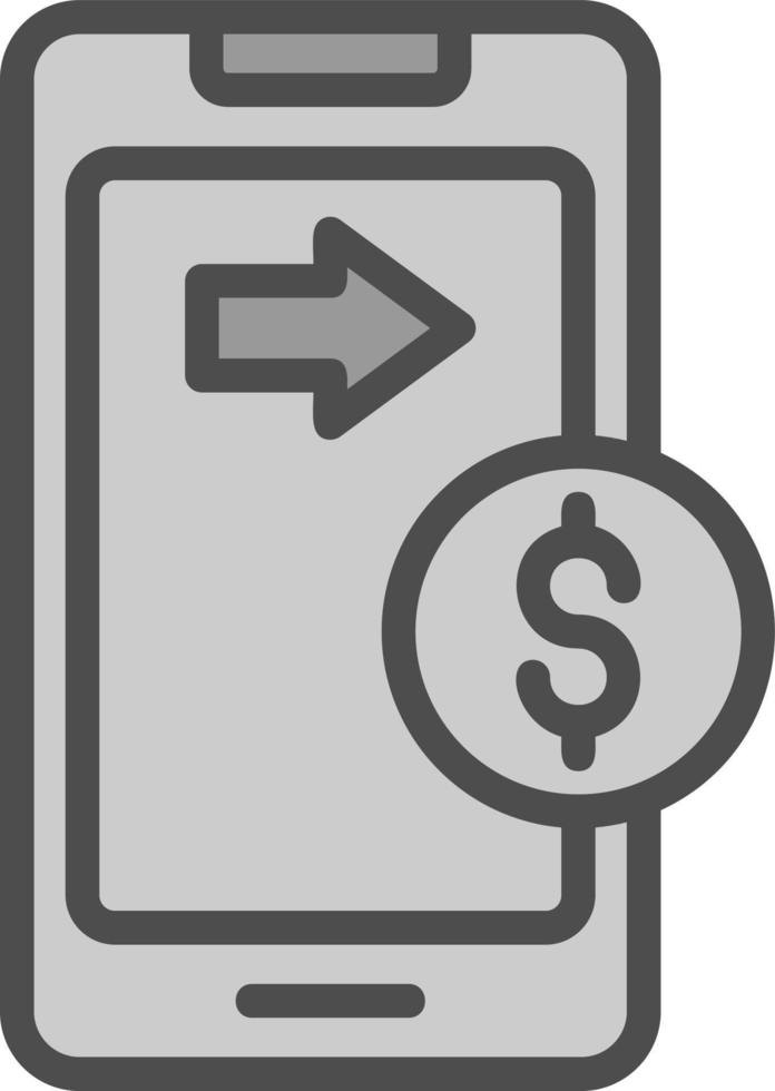 Money Transfer Vector Icon Design