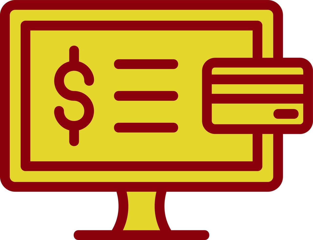 Online Payment Vector Icon Design