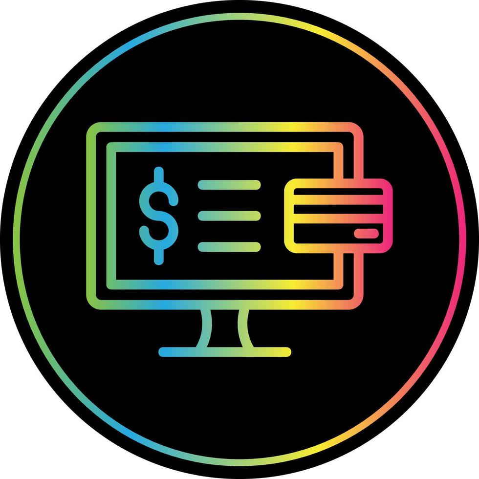 Online Payment Vector Icon Design