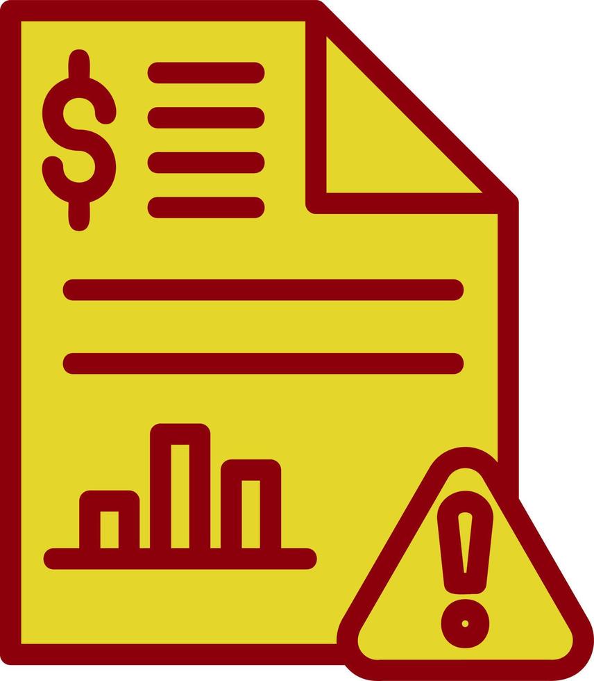 Stock Market Report Vector Icon Design