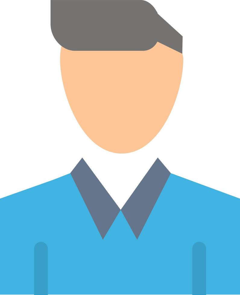 cuenta humano hombre persona perfil color plano icono vector icono banner plantilla