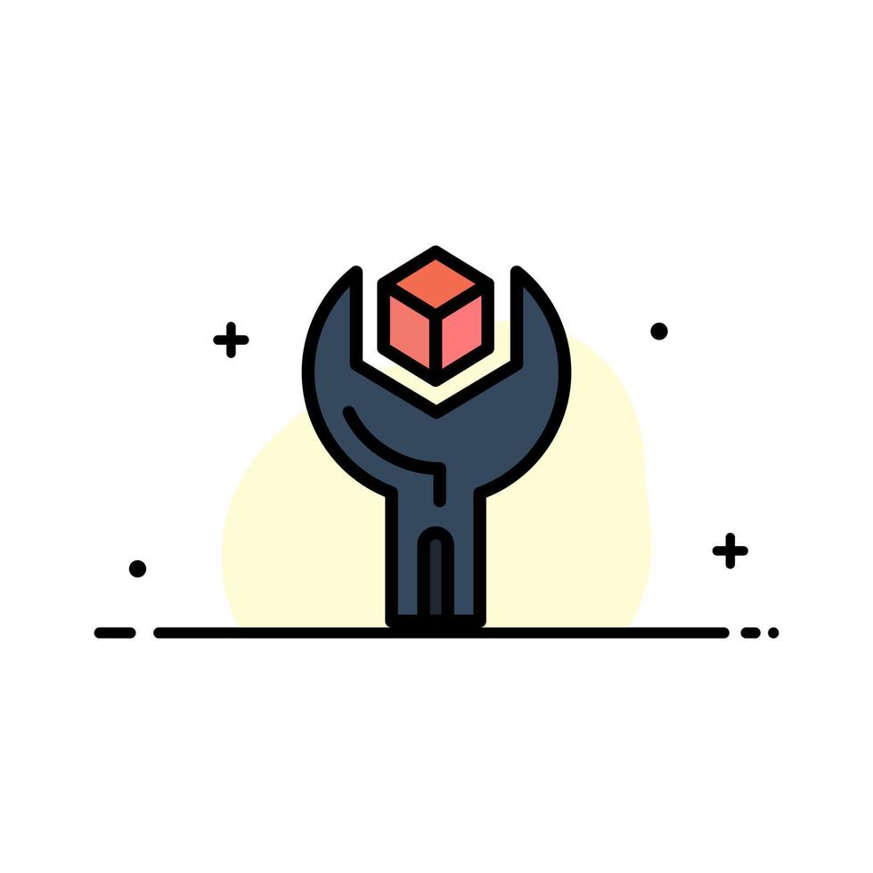 Config Develop Product Sdk Service  Business Flat Line Filled Icon Vector Banner Template
