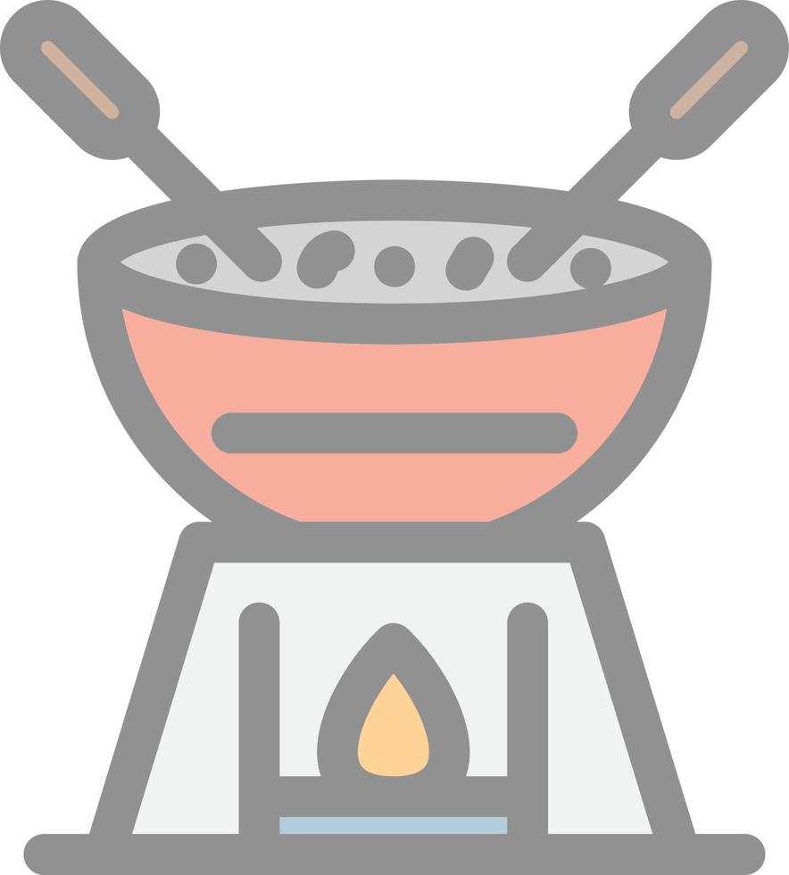 Fondue Vector Icon Design