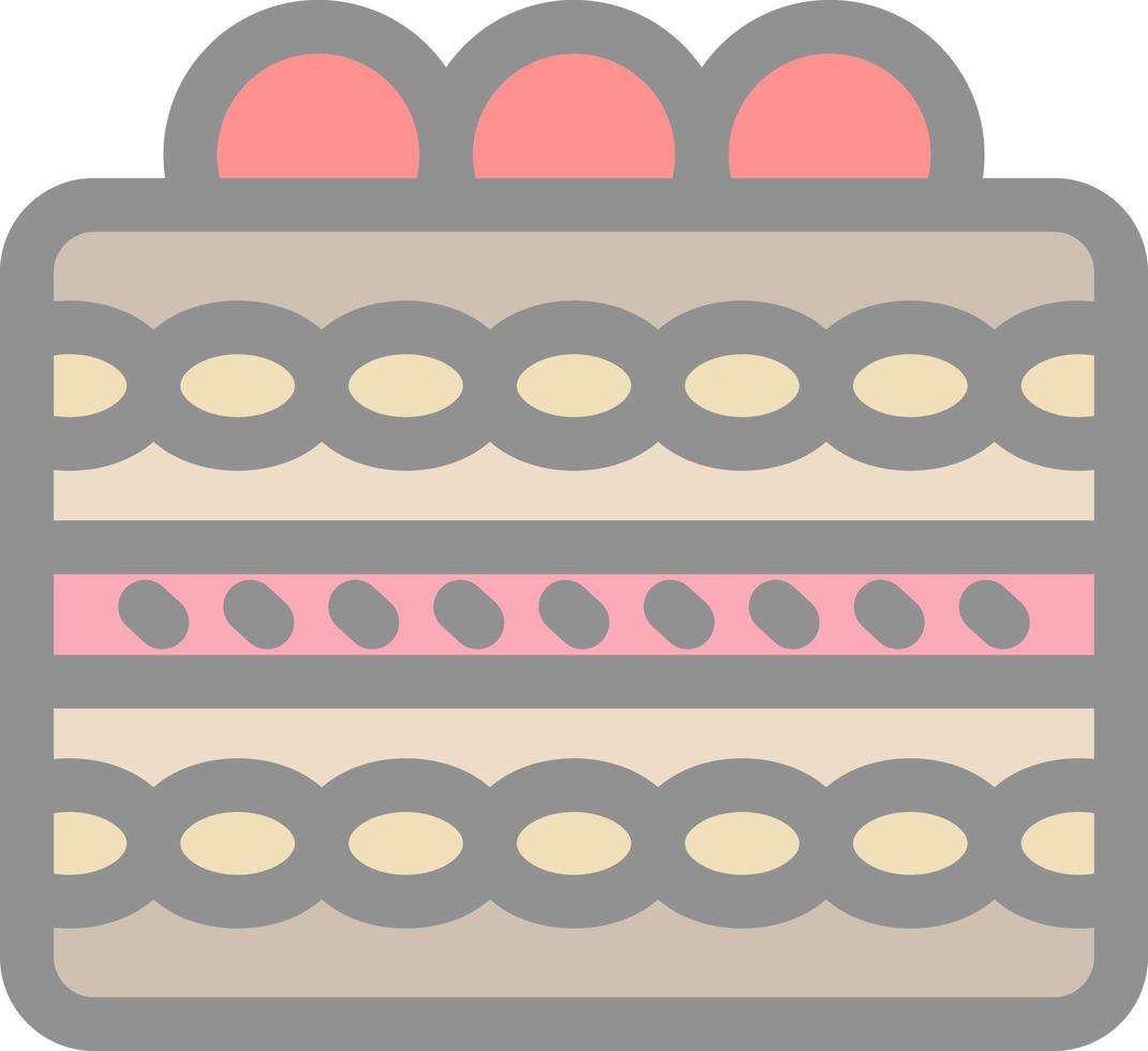 Tiramisu Vector Icon Design