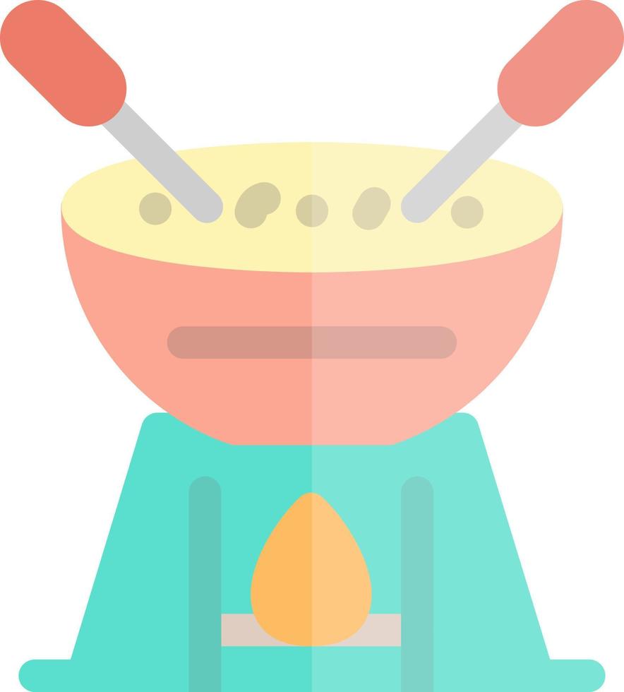 diseño de icono de vector de fondue