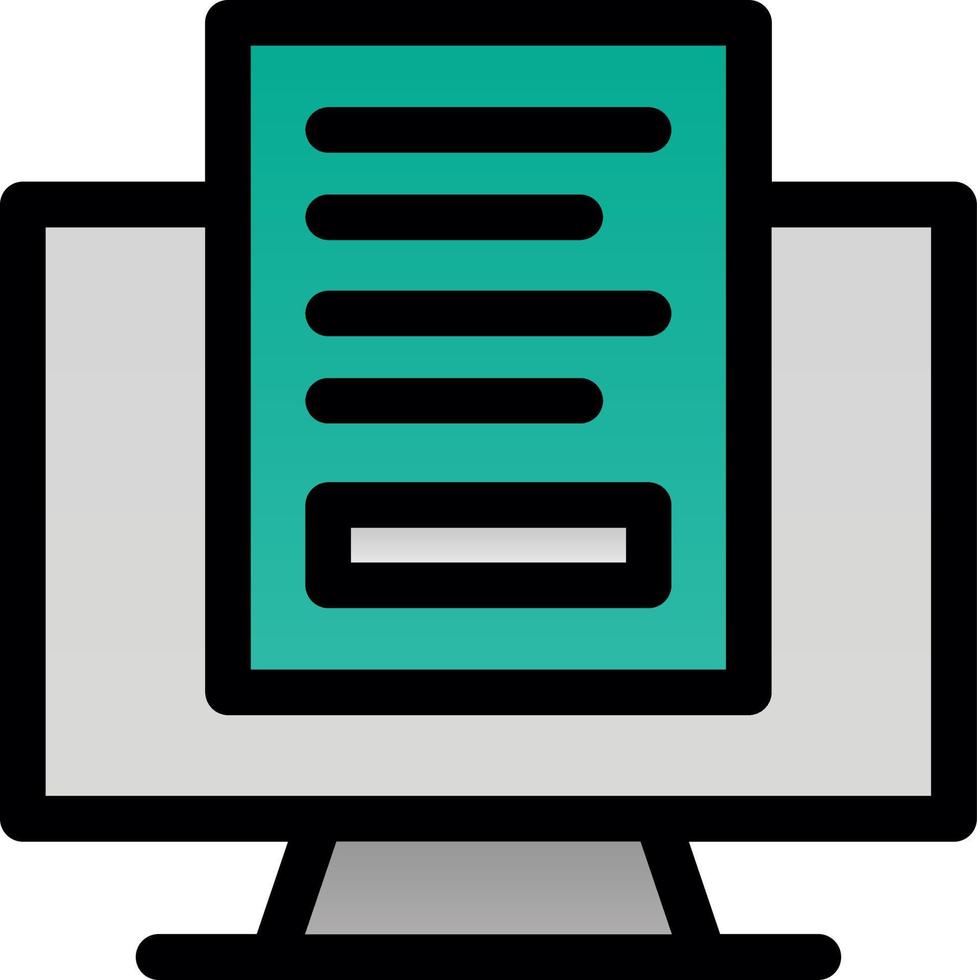 Predictive Analytics Vector Icon Design