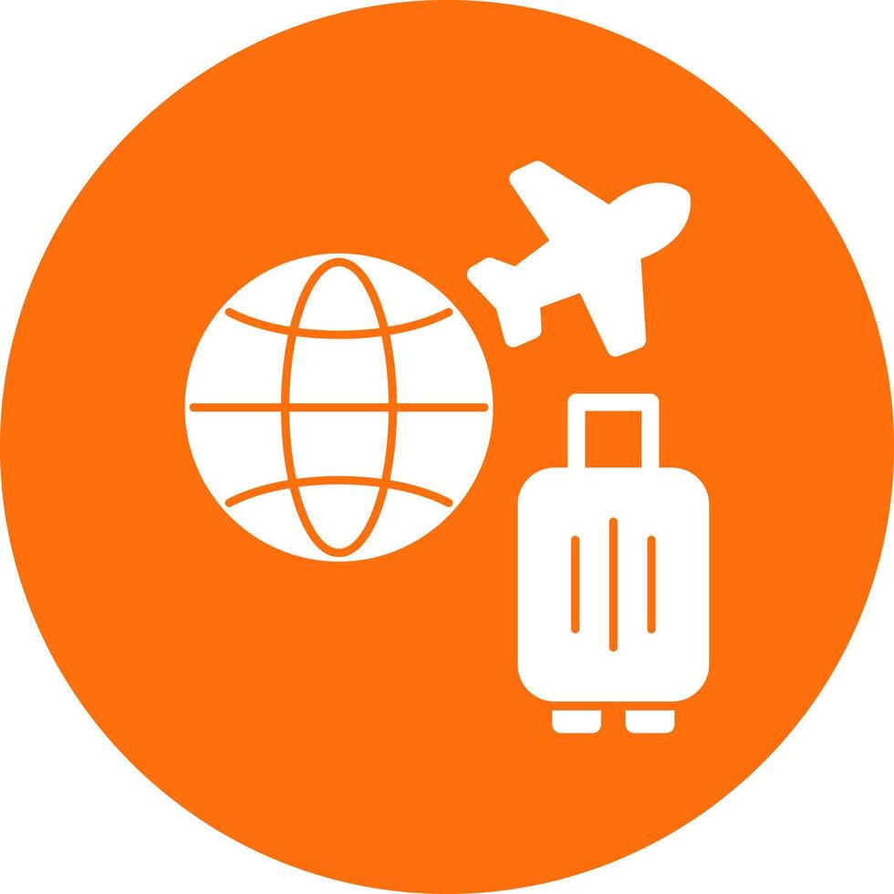 Travel Insurance Vector Icon Design