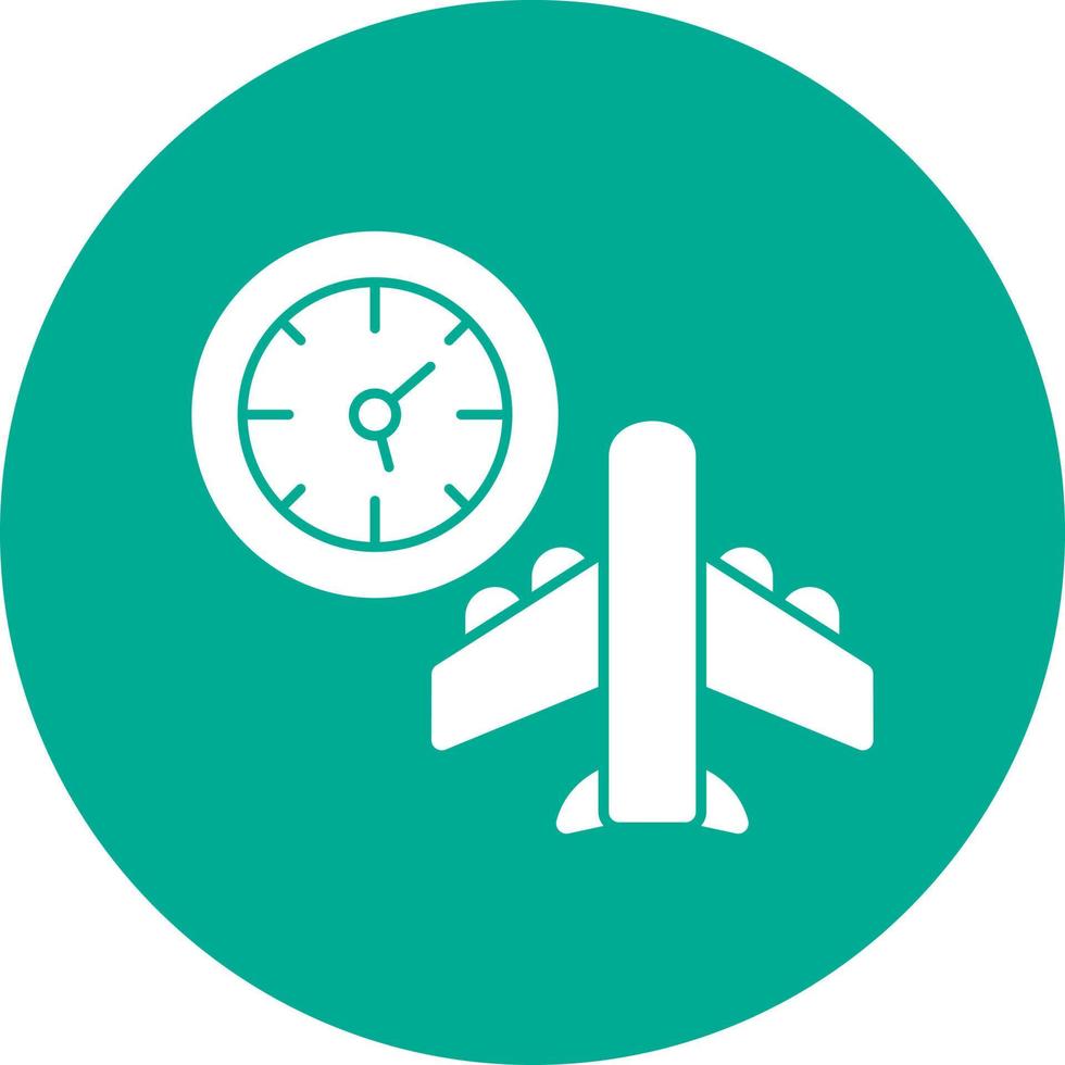 Jet Lag Vector Icon Design
