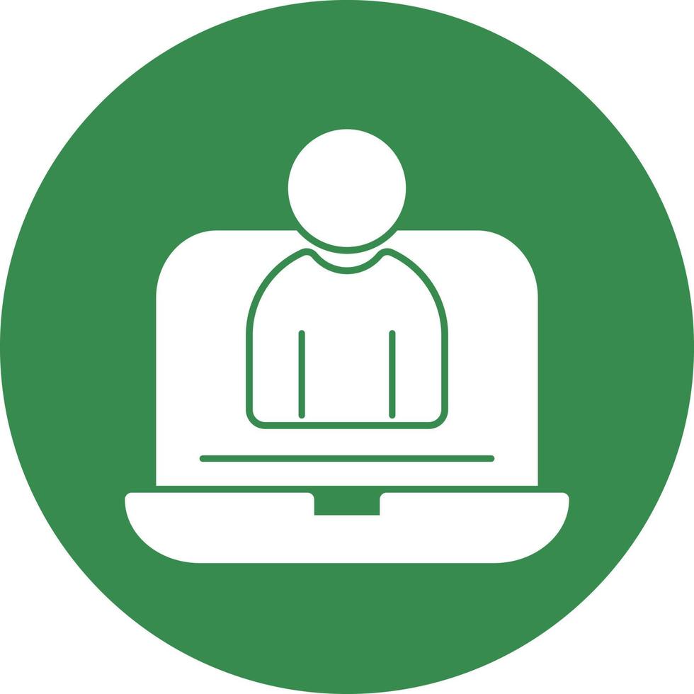 Virtual Assistant Vector Icon Design