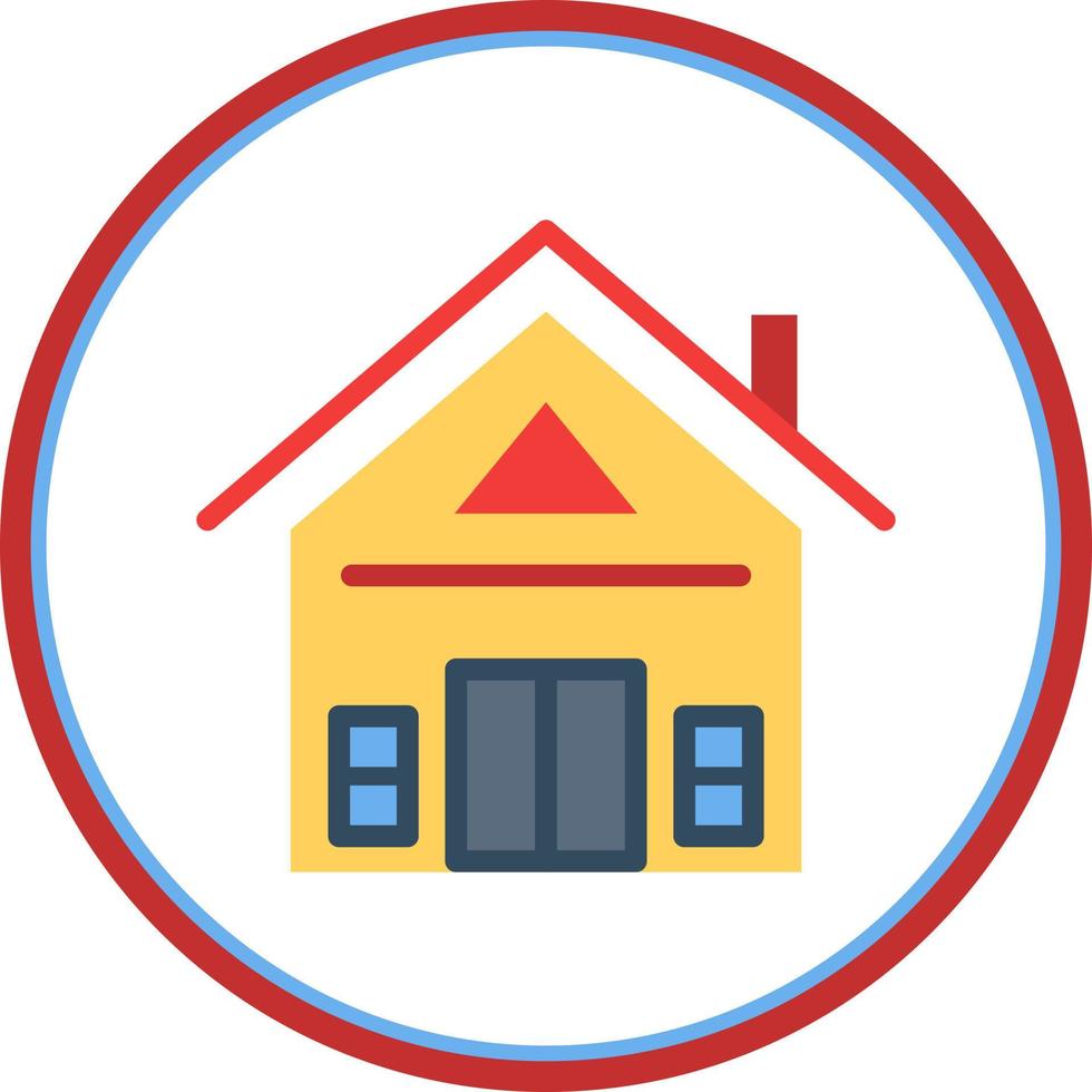 House Sitting Vector Icon Design