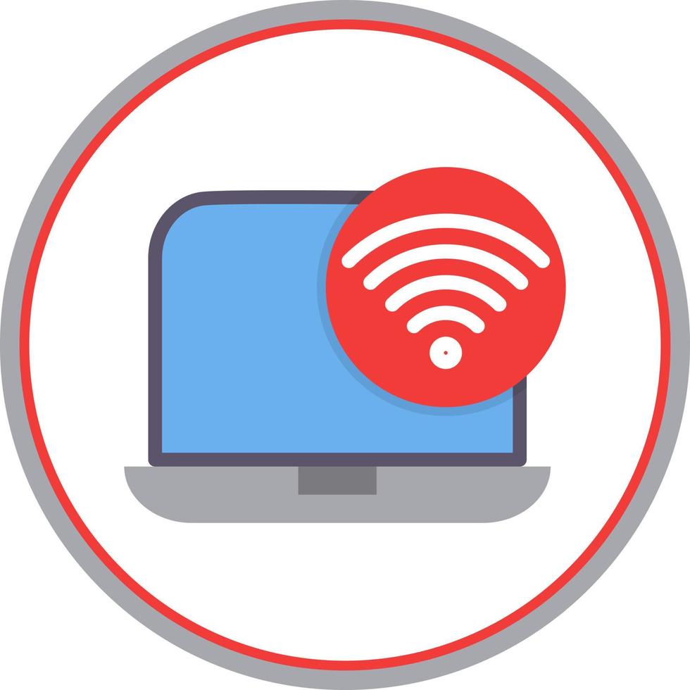 Digital Nomad Hub Vector Icon Design