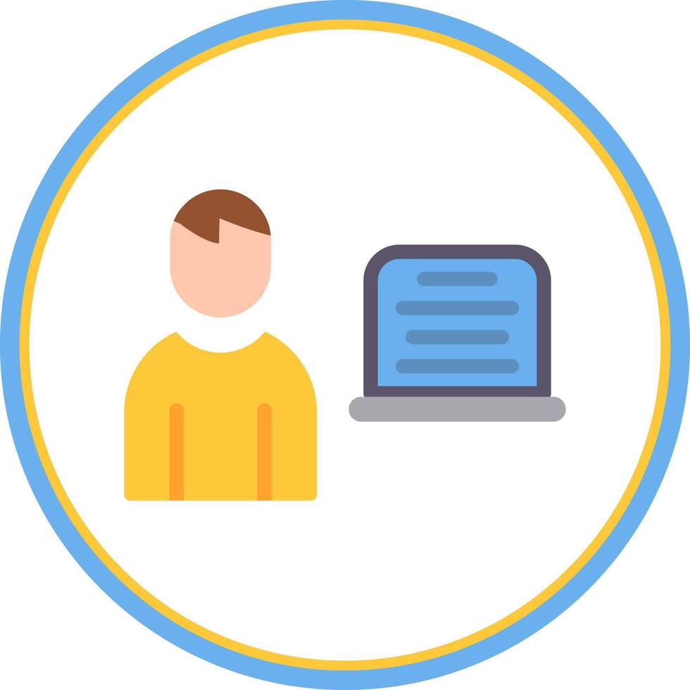 Programmer Vector Icon Design