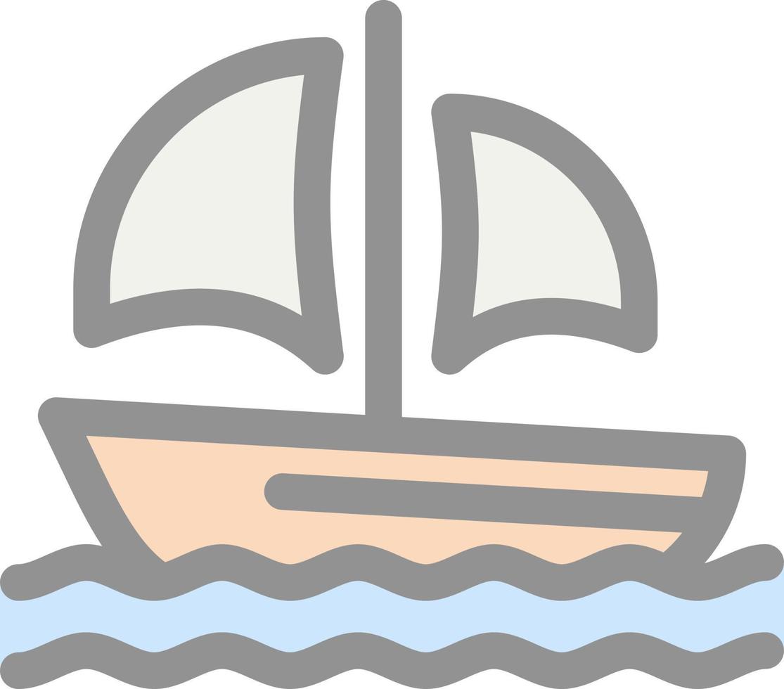 diseño de icono de vector de barco