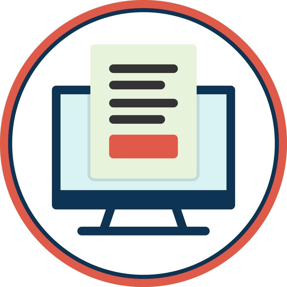 Predictive Analytics Vector Icon Design