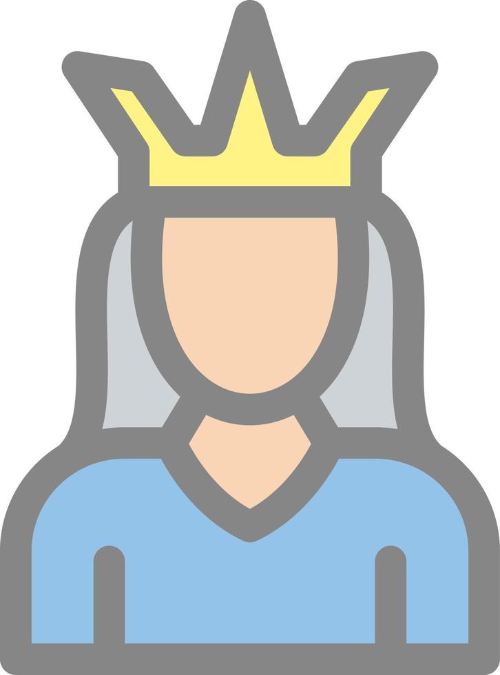 diseño de icono de vector de emperador