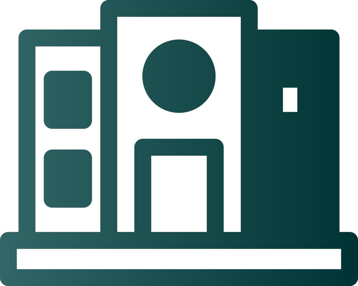 Cloud Based Architecture Vector Icon Design