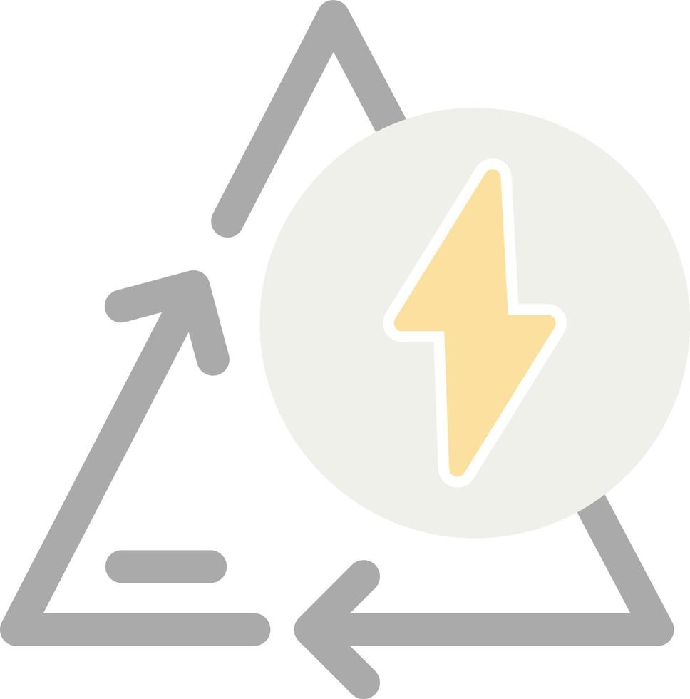 Recycle Energy Flat Icon vector