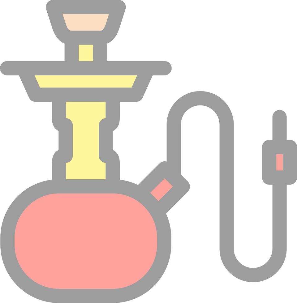 Hookah Vector Icon Design