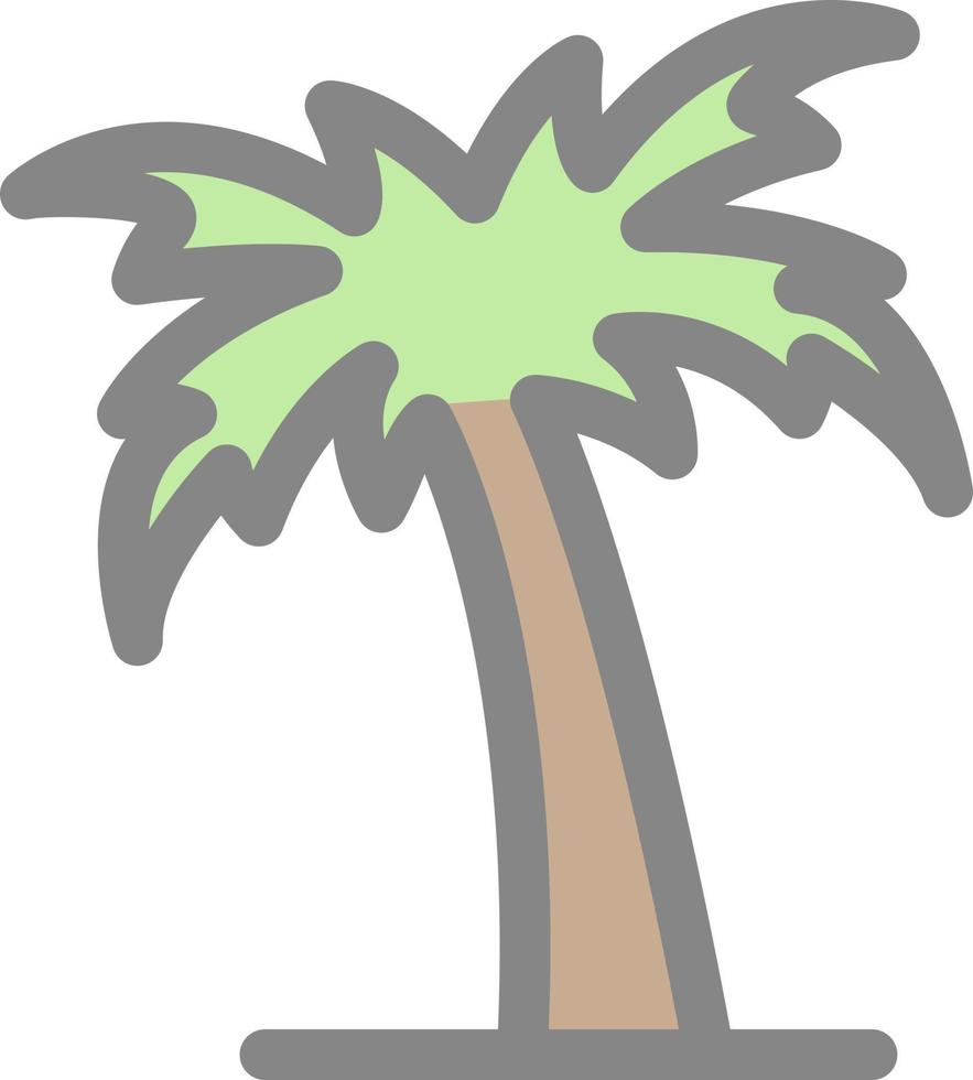 Dubai Tree Vector Icon Design