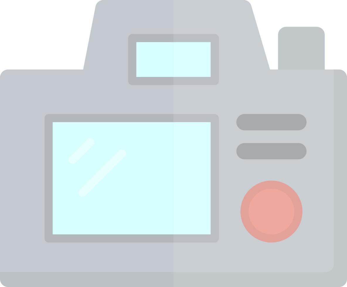 Back Camera Flat Icon vector