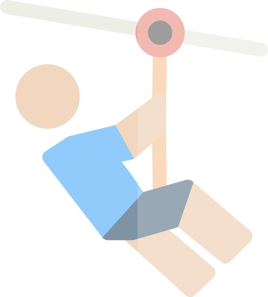 Zipline Vector Icon Design
