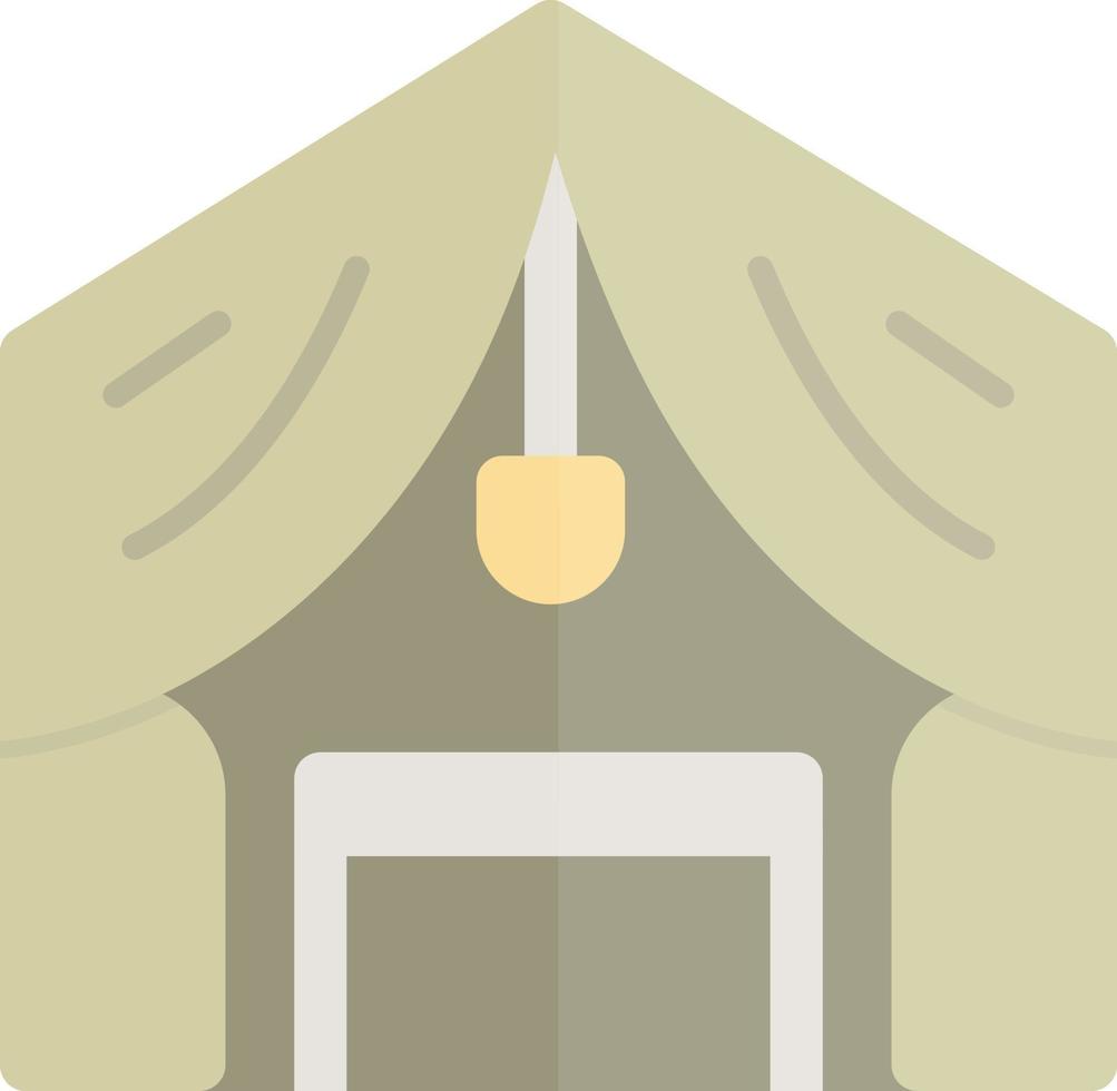 Luxury Camp Vector Icon Design