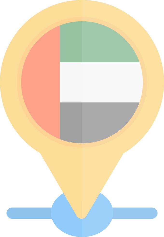 Dubai Location Vector Icon Design