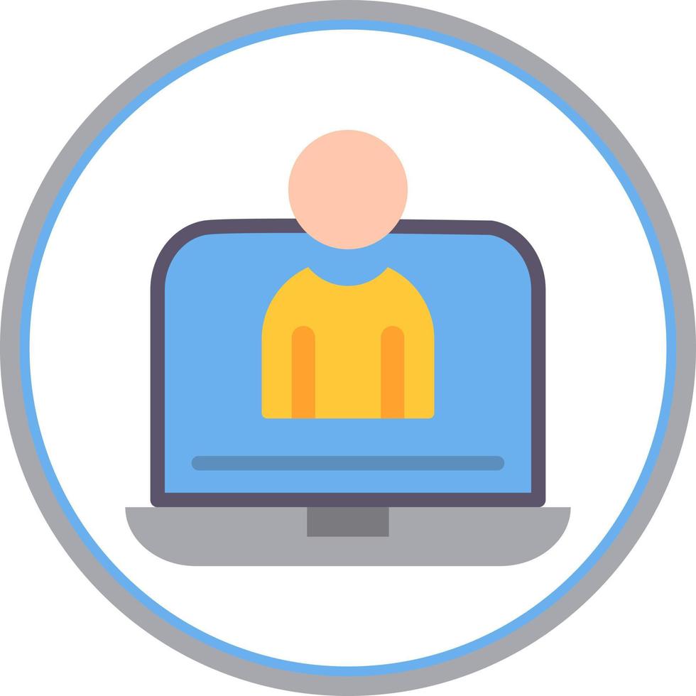 Virtual Assistant Vector Icon Design