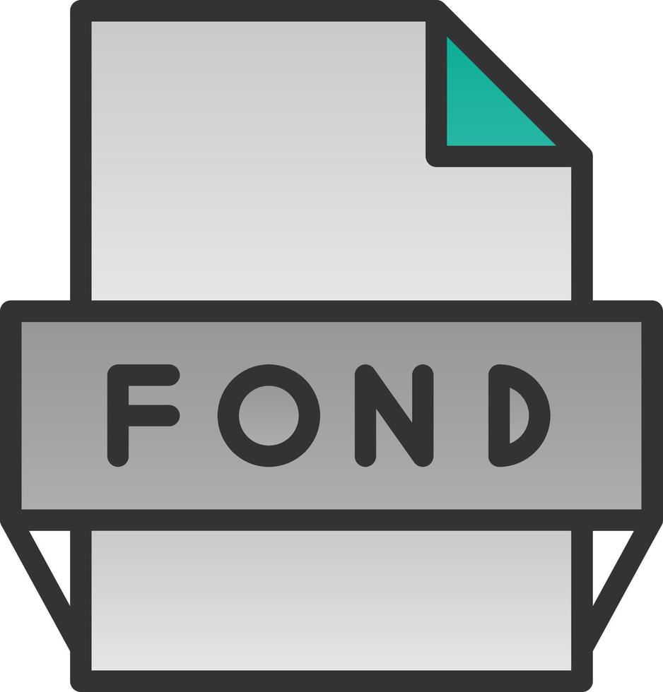 icono de formato de archivo aficionado vector