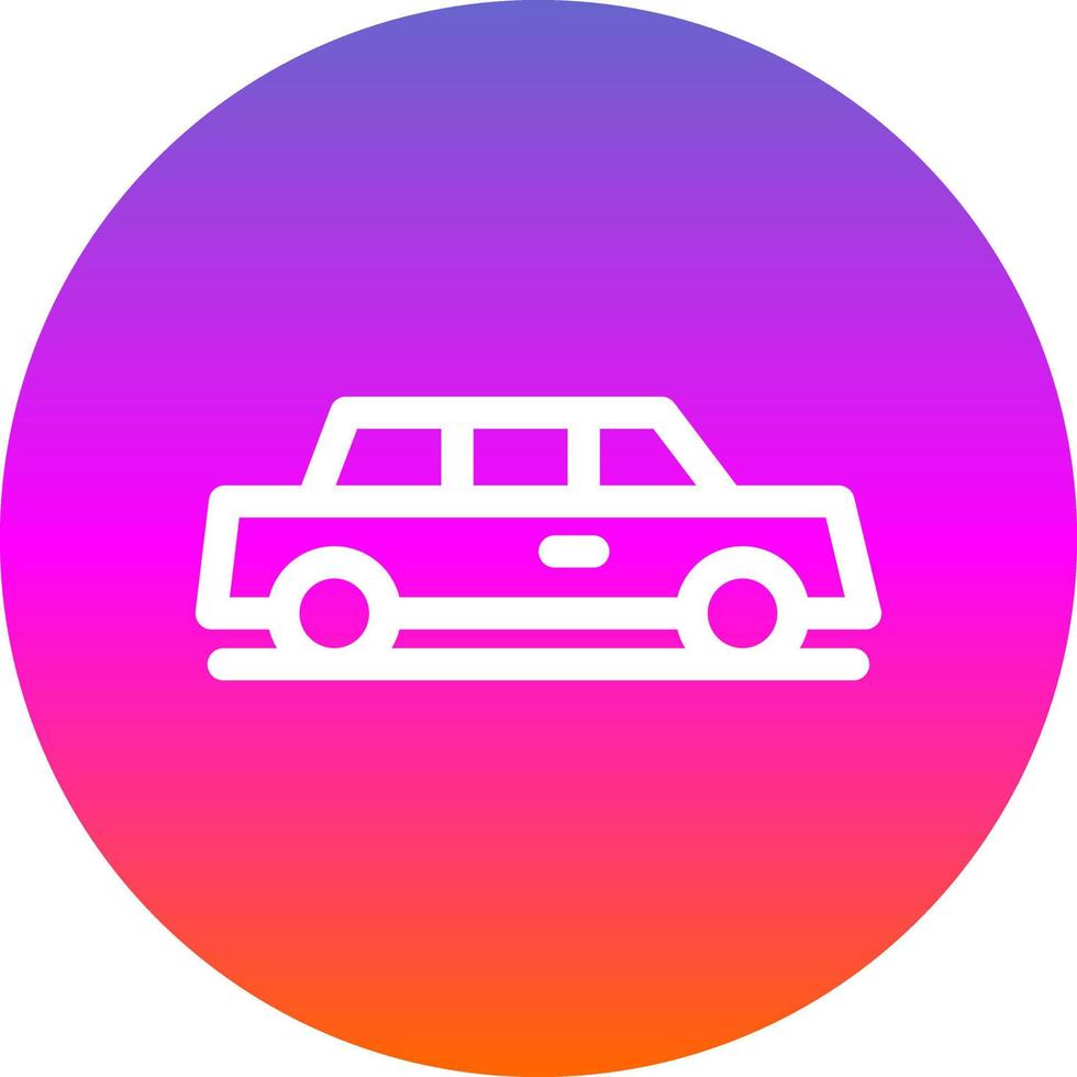 Limousine Vector Icon Design