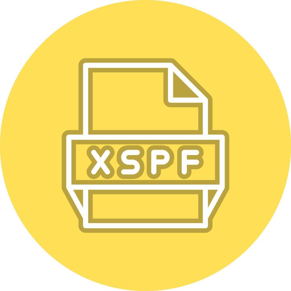 Xspf File Format Icon 15824039 Vector Art at Vecteezy