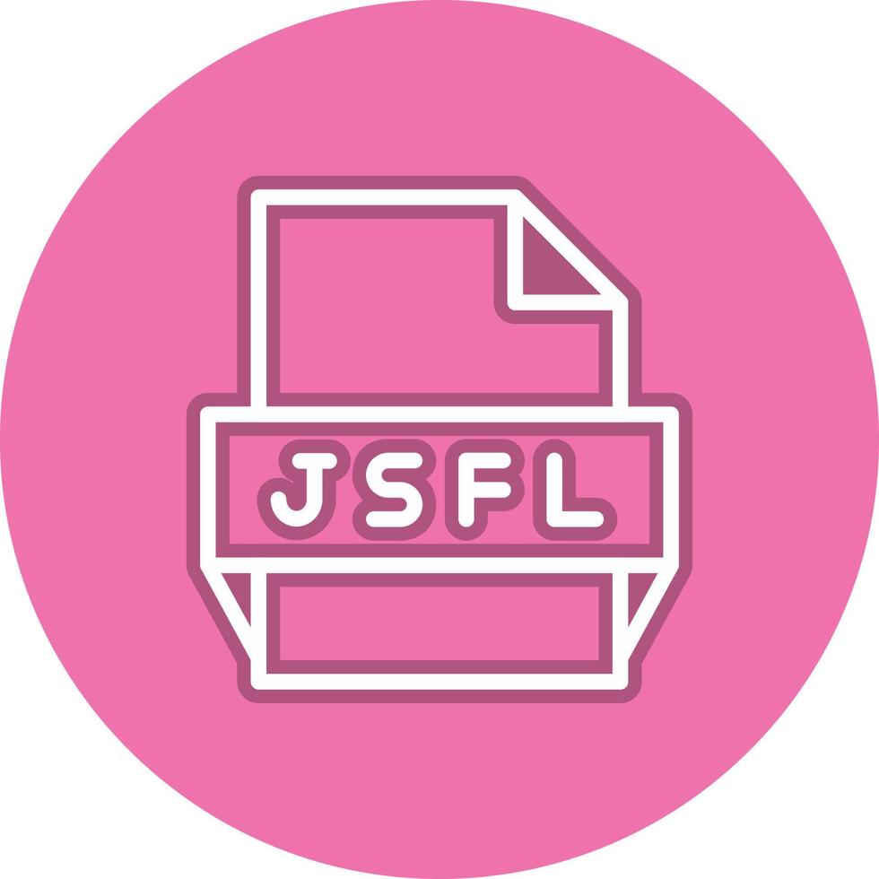 Jsfl File Format Icon vector