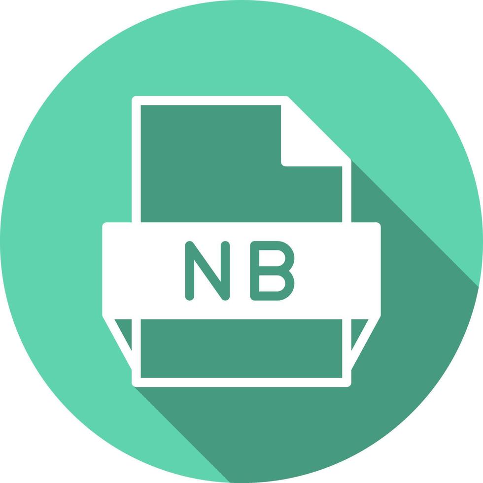 Nb File Format Icon 15824395 Vector Art at Vecteezy