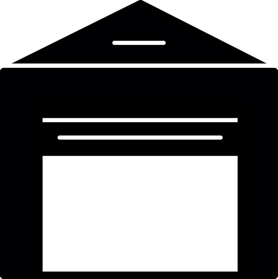 Warehouse Vector Icon Design