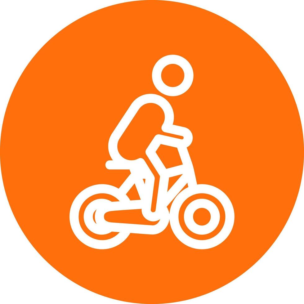 Cycling Vector Icon Design