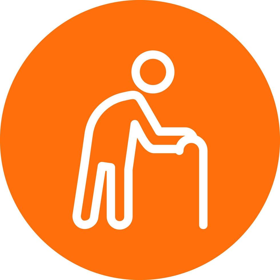 Old Man Vector Icon Design
