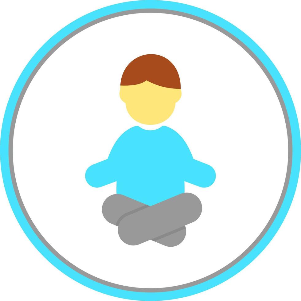 Yoga Vector Icon Design