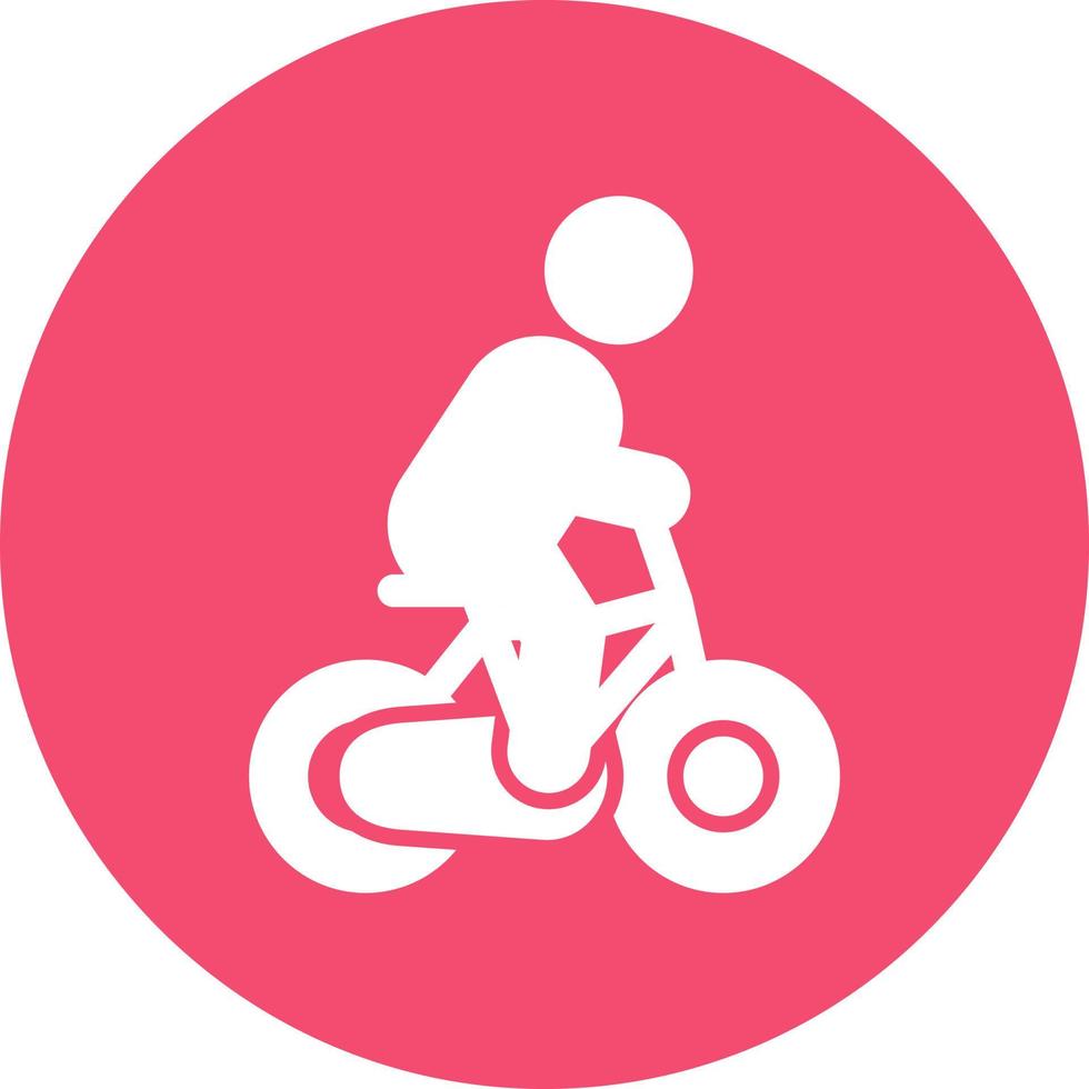 Cycling Vector Icon Design