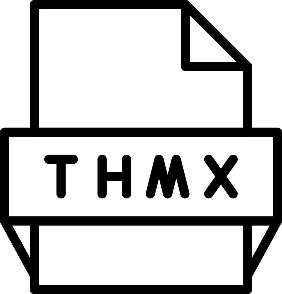 Thmx File Format Icon 15824733 Vector Art at Vecteezy