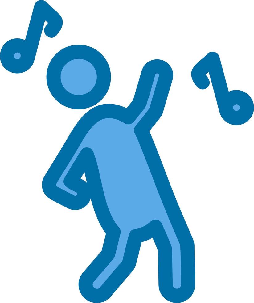 Dancing Vector Icon Design