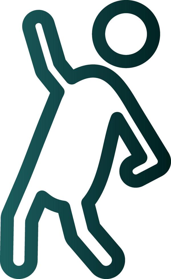 Stretching Vector Icon Design