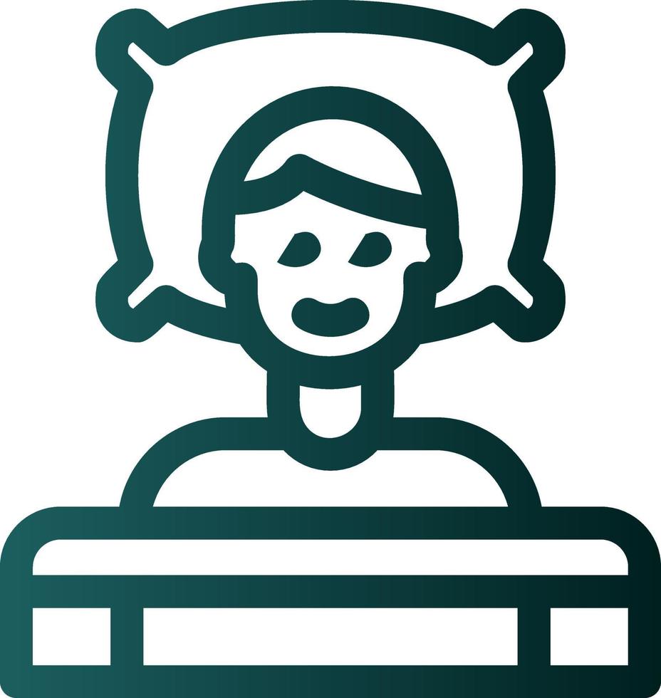 Sleeping Vector Icon Design
