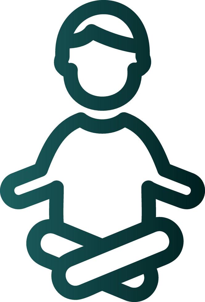 Yoga Vector Icon Design