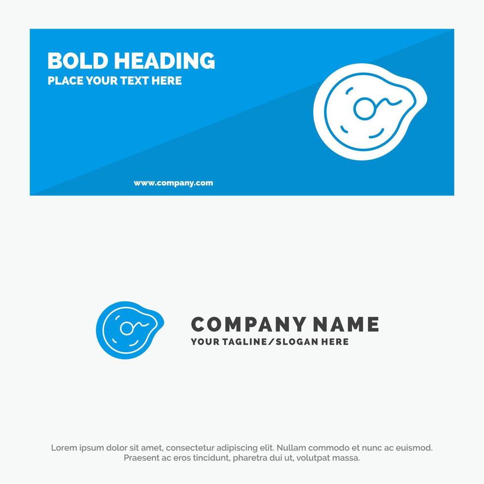 Bend Future Motion Paradox Physics SOlid Icon Website Banner and Business Logo Template vector