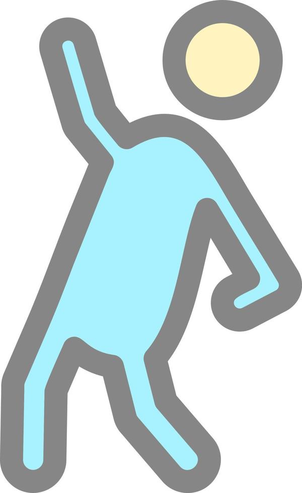 Stretching Vector Icon Design