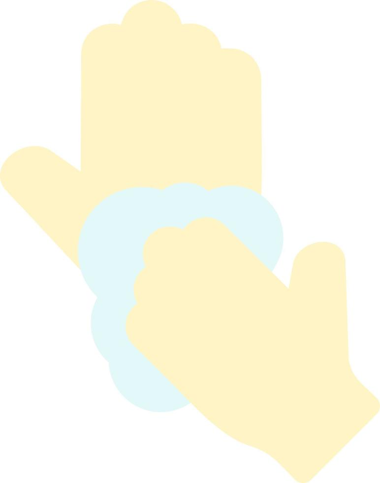 Scrubbing with Hand Vector Icon Design